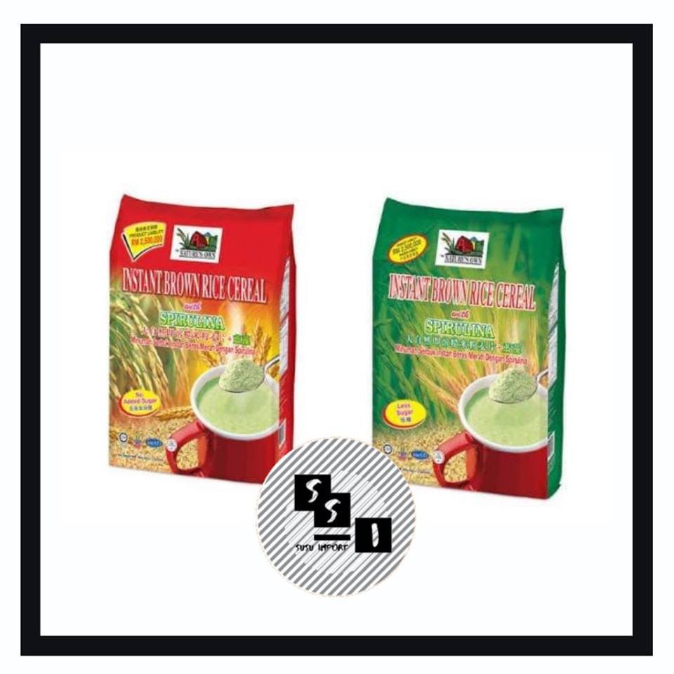 

Nature's Own Spirulina cereal original / less sugar / Beras Merah Dengan Spirulina 420g