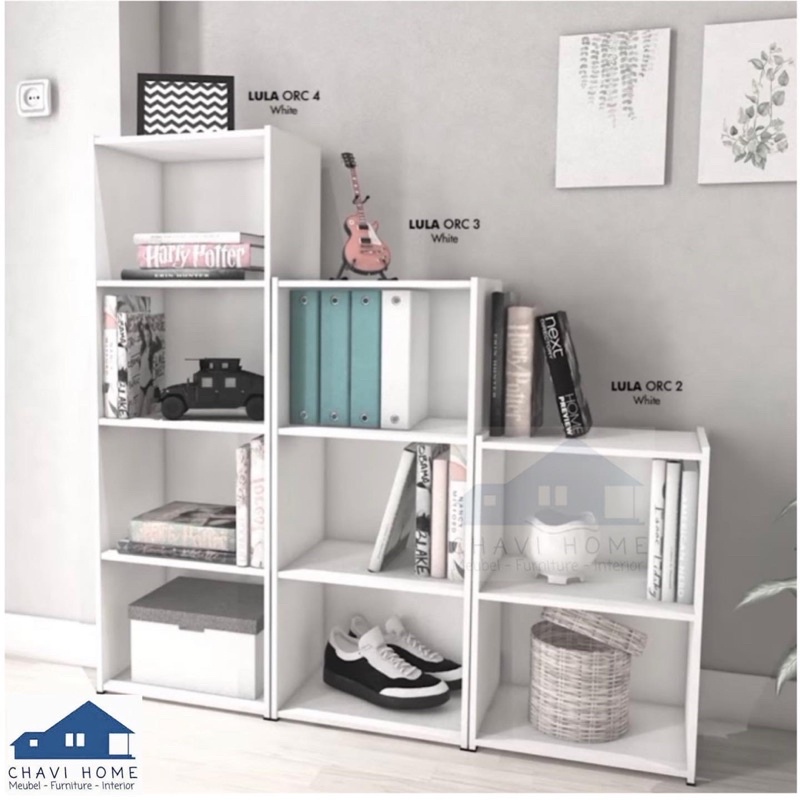 rak susun rak buku rak serbaguna lemari susun serbaguna putih minimalis