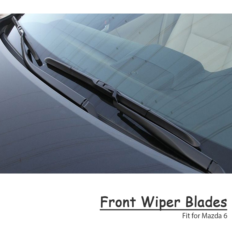 1 Set Karet Wiper Kaca Depan Mobil Untuk Mazda 6 2016 2015 2014 2013 2012-2002
