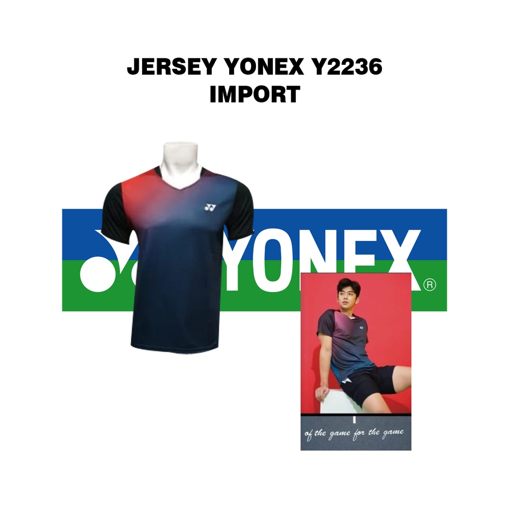 Yonex Jersey Olahraga Badminton Bulutangkis Y2236 LYD Series Import
