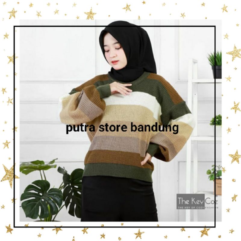 SWEATER RAJUT BLASTER / TRYTONE COMBINASI/ SWEATER RAJUT COMBINASI