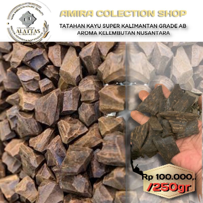 tatahan kayu gaharu /250gr kalimantan grade AB terbaik