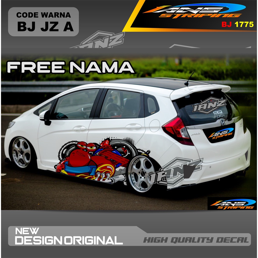 VARIASI STIKER AYLA AGYA AVANZA SWIFT YARIS / STIKER MOBIL DECAL MOBIL / STIKER VARIASI MOBIL AGYA AYLA JAZZ SITI CITY / DECAL STIKER MOBIL