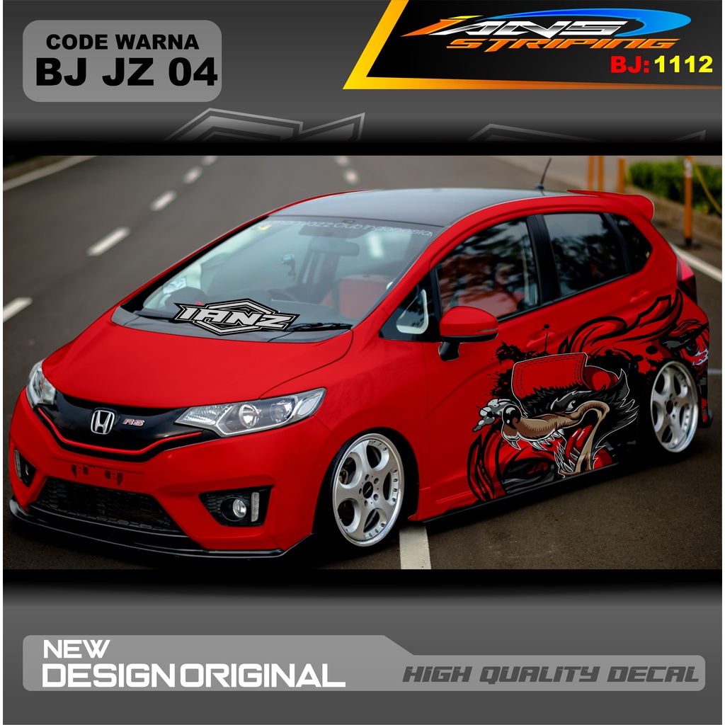 STIKER MOBIL JAZZ / STIKER MOBIL BRIO / DECAL STIKER MOBIL SWIFT / STIKER MOBIL TOYOTA / DECAL STICKER MOBIL / STIKER YARIS AYLA