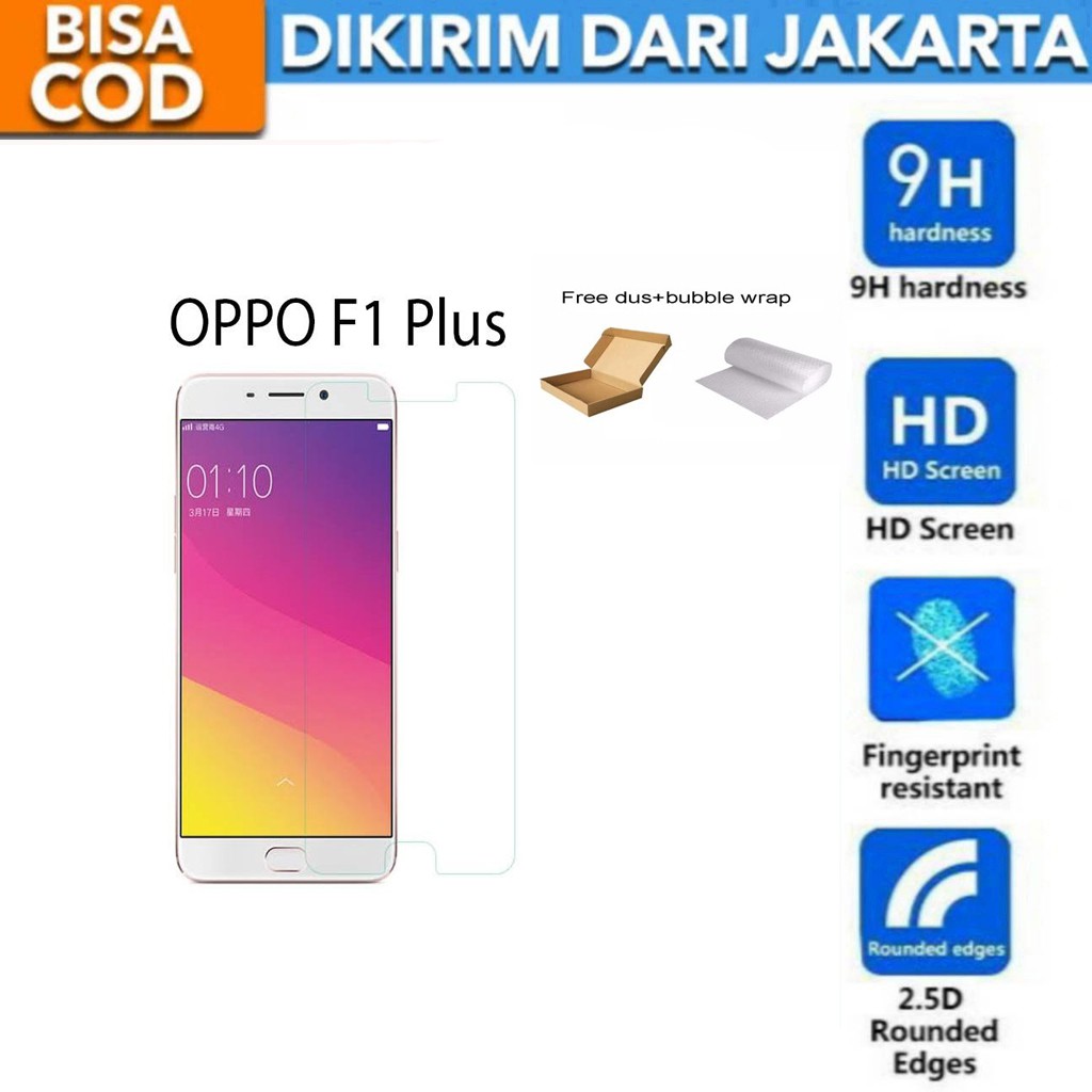 Oppo F1 Plus Tempered Glass Screen Protector Anti Gores