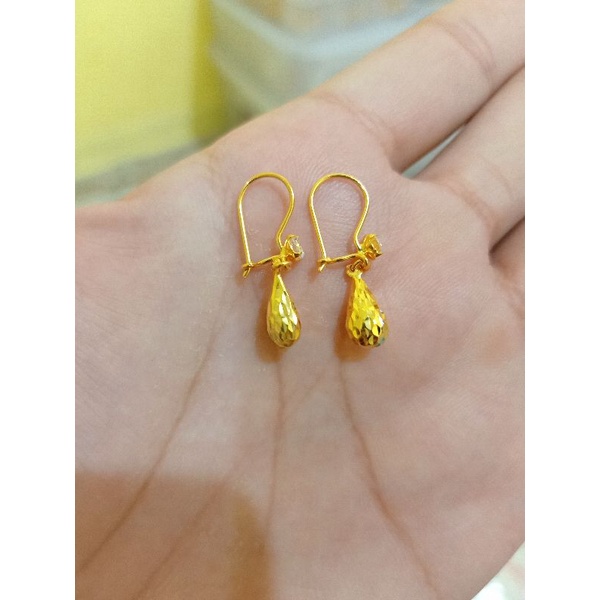 ANTING DEWASA PERAK 925 LAPIS MAS 24K