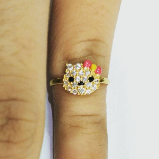 cincin anak emas asli kadar 700
