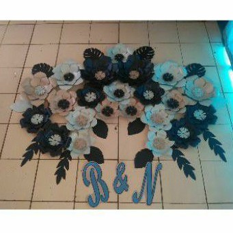 Paper flower backdrop ll ONLY JNE ll dekorasi ll bunga kertas Jasmine lll