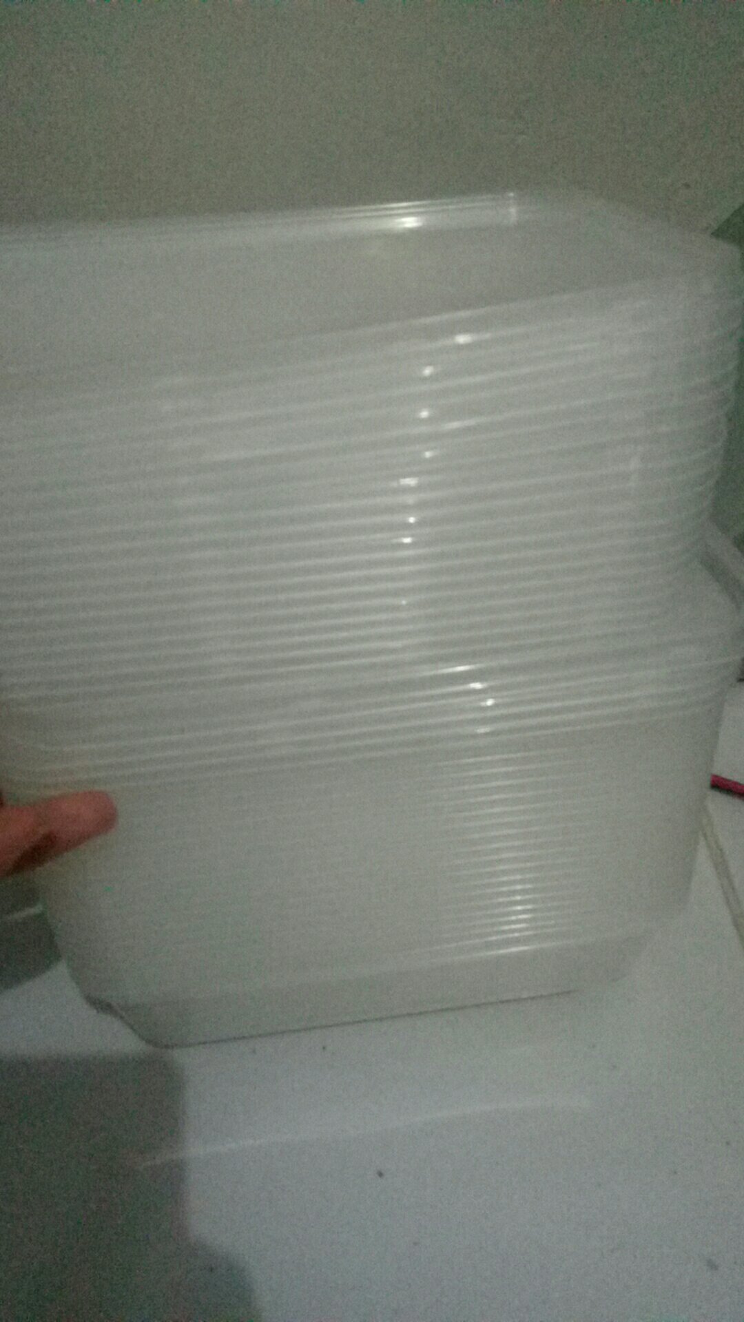 Thinwall Food Container 250ml Kotak/tempat Penyimpanan Makanan/cup Salad/cup Puding/tempat Slime