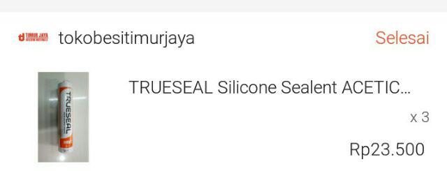 Trueseal Silicone Sealent Acetic Lem Kaca Silikon Asam Skls Dextone