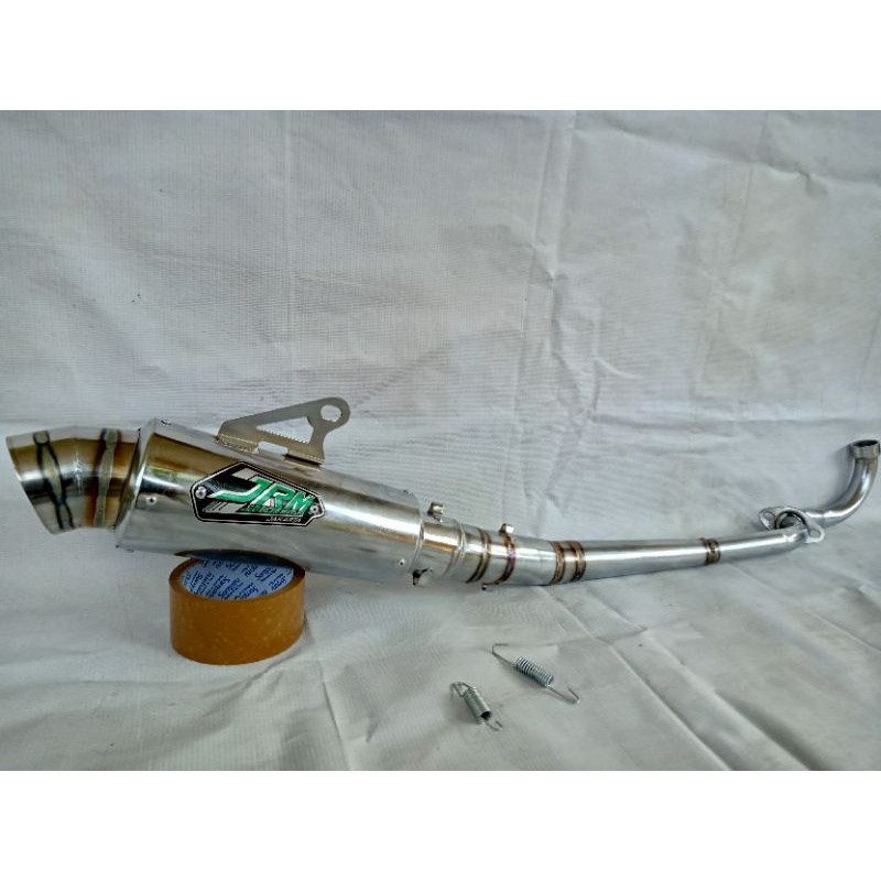 knalpot racing JRM motor bebek revo absolute karisma supra 125 blade