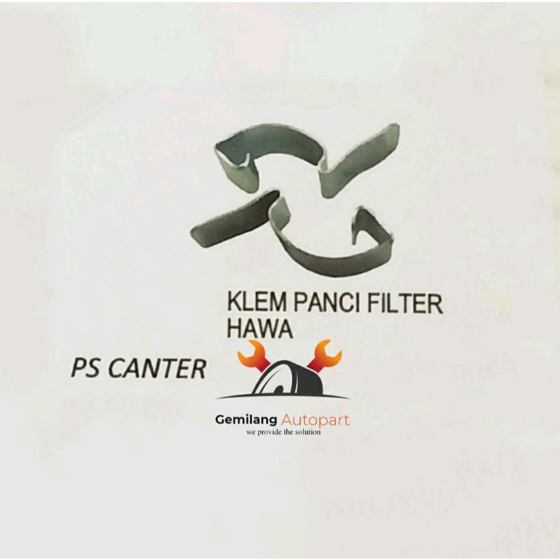 klem panci filter udara PS intercooler.canter
