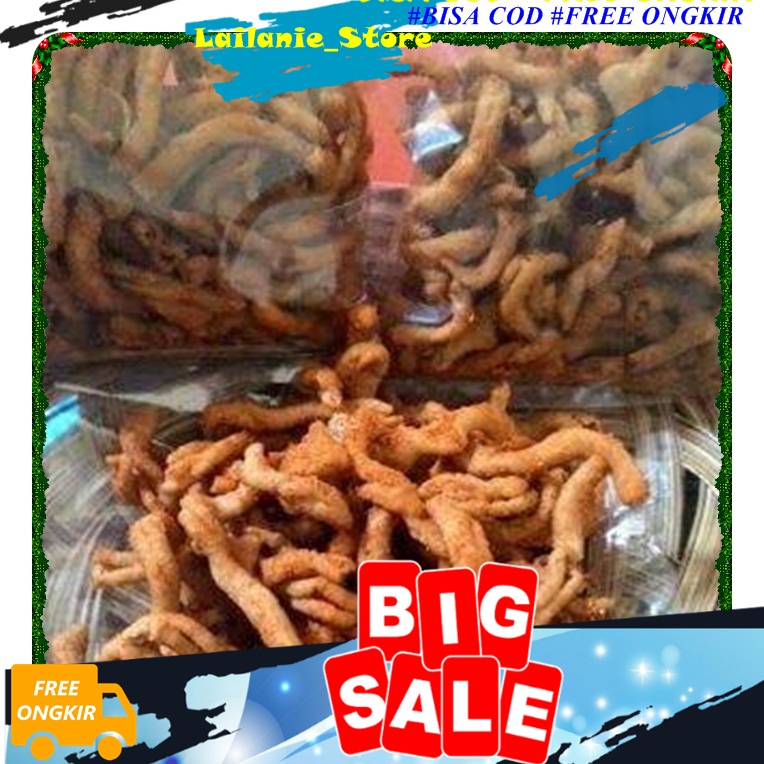 

Cemilan Usus Crispy Tanpa Tepung Usus Goreng Crispy Pedas Cemilan Usus Ada 6 Varian Rasanya 230Gram murah