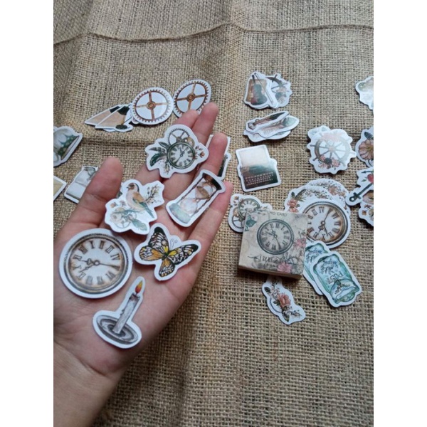 

Stiker Scrapbook Jurnal Diary - Sticker Dekorasi Motif Aesthetic Lucu Kawaii Hp Laptop