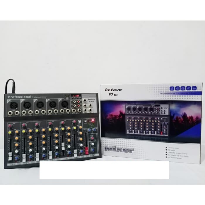 Mixer Audio Betavo F7 7Channel USB