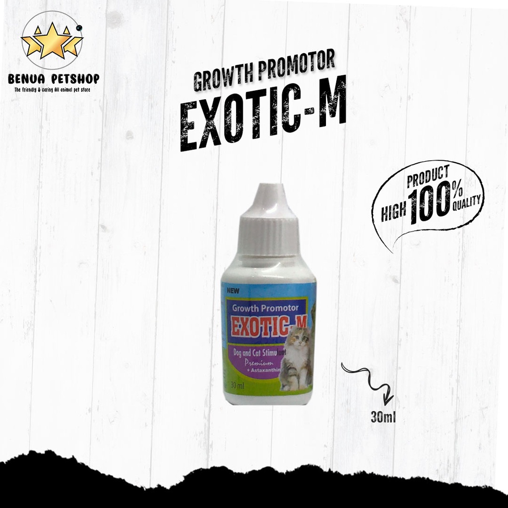 Vitamin kucing penambah nafsu makan kitten puppy NEW EXOTIC M 30ml