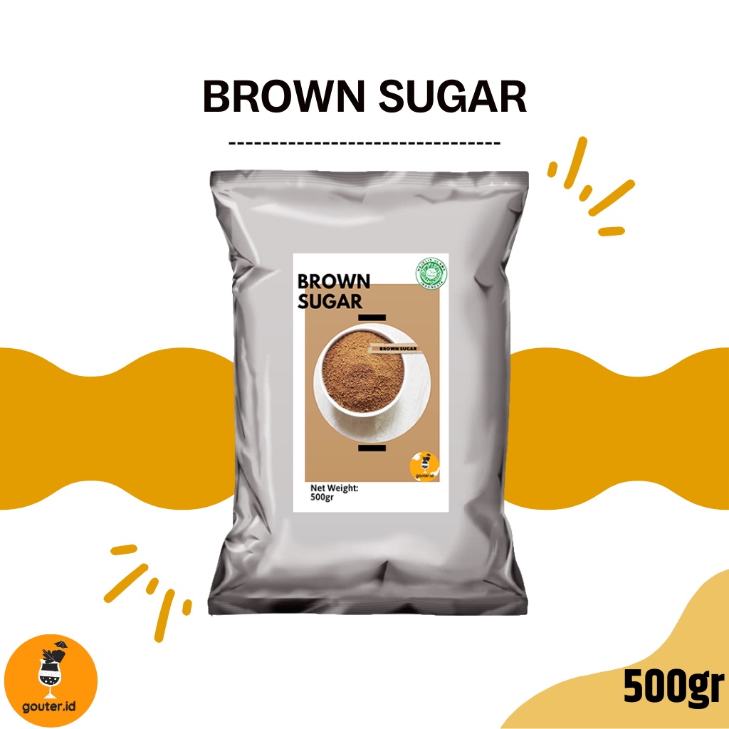 BROWN SUGAR BUBUK 500GR / GULA PALM / GULA AREN / GULA HALUS / GULA MERAH  / COCONUT SUGAR