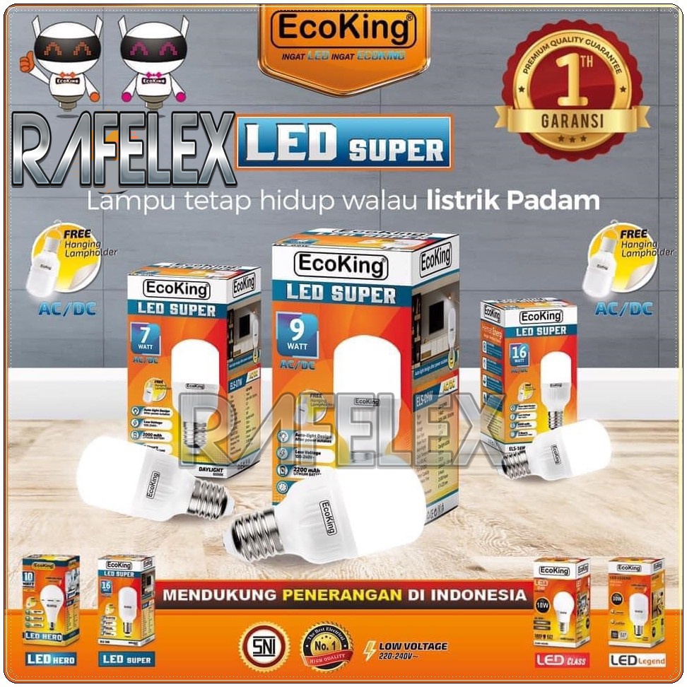LARISMANISDULU lampu emergency led bulb Super Ecoking