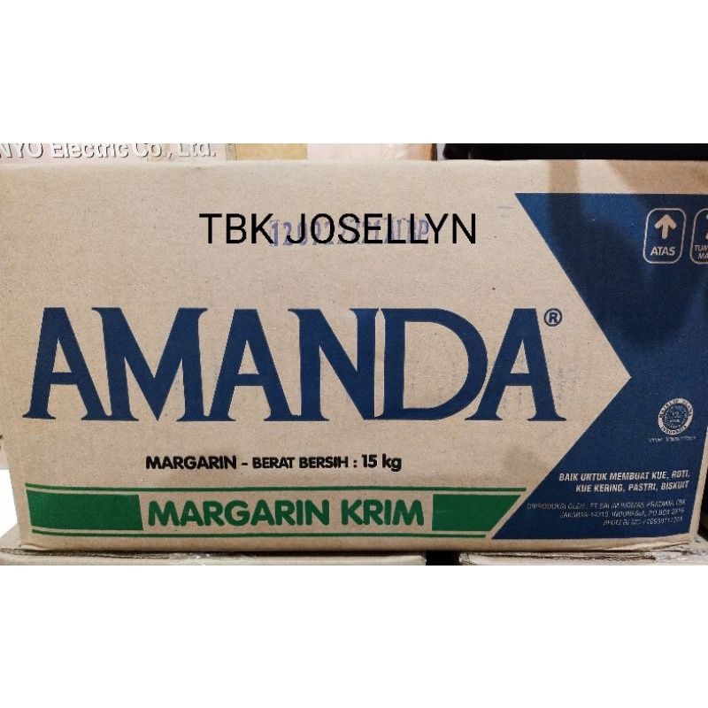 Amanda Margarine Kirim 15 kg