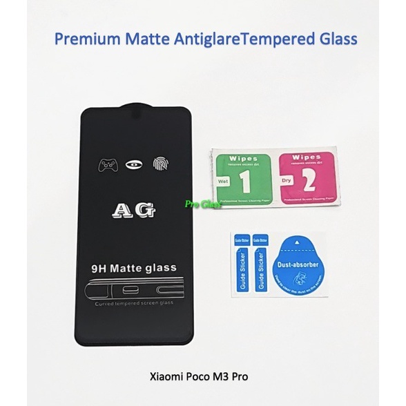 Xiaomi Poco M3 / M3 PRO Full Cover ANTI GLARE / DOFF Tempered Glass