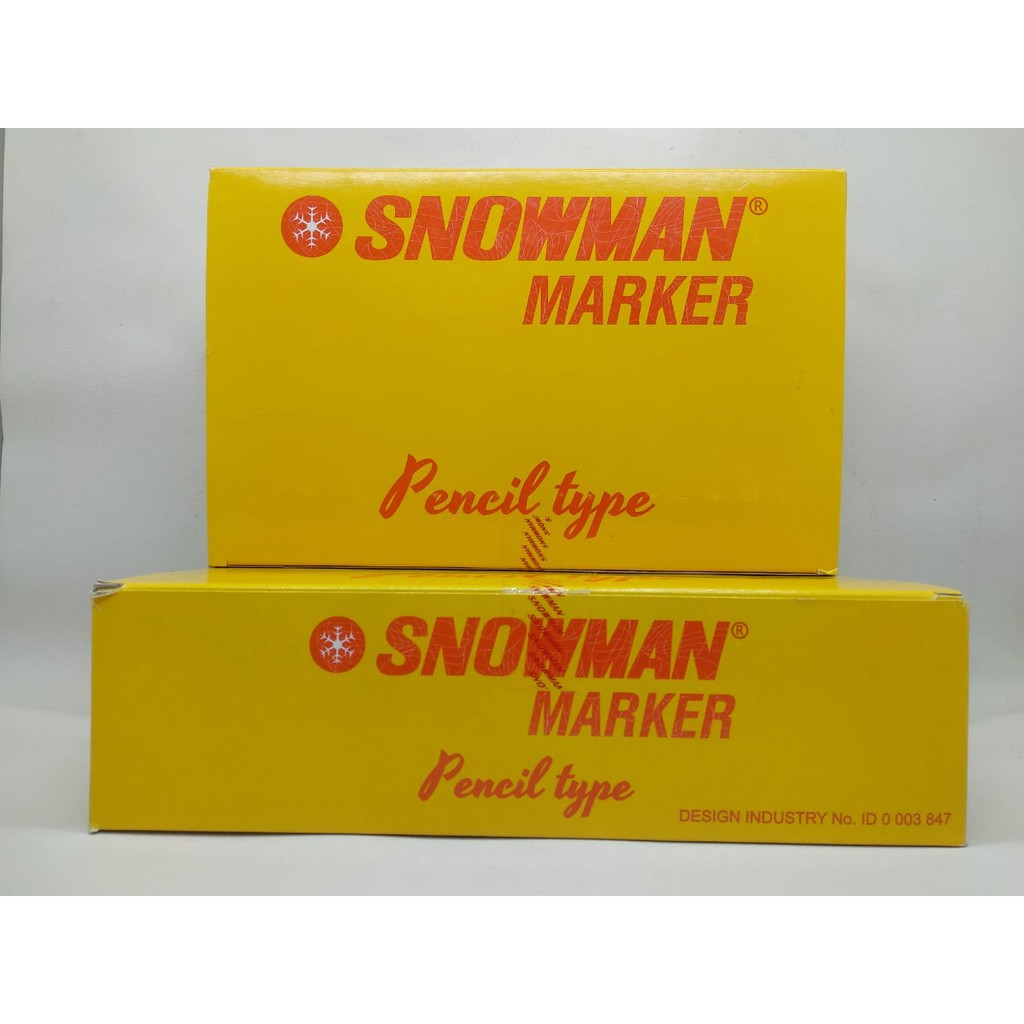 

Spidol warna kecil / pencil type Snowman markerPW-1A