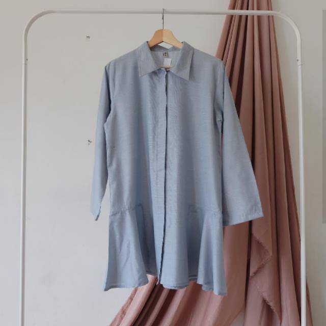 Lily Long Blouse Vanilla Hijab
