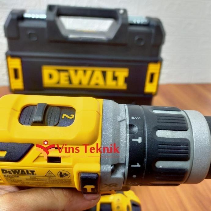 Mesin Bor Baterai Dewalt Dcd796D2 Cordless Hammer Drill Dcd 796 D2