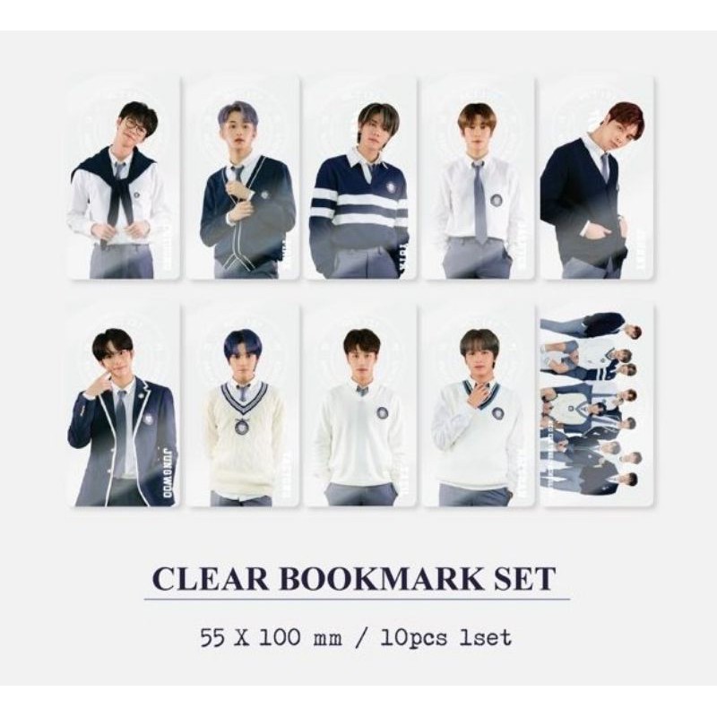 

CLEAR BOOKMARK BACK TO SCHOOL KIT NCT 127