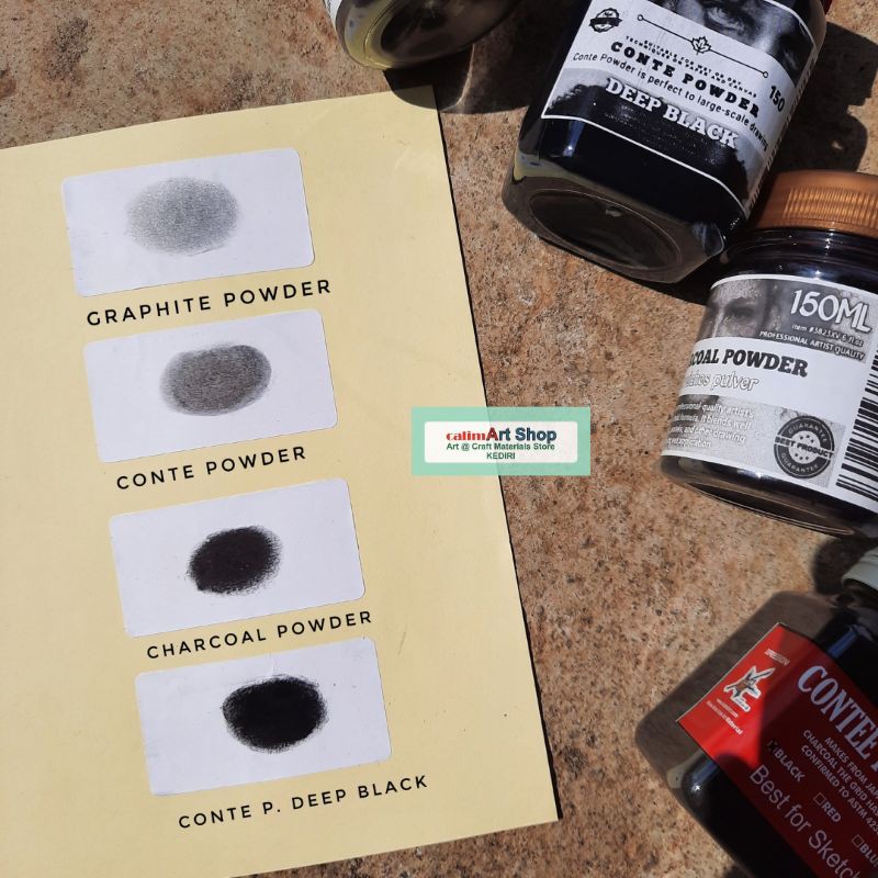 POWDER SKETSA LENGKAP/ BUBUK SKETSA / CONTE /SERBUK SKETSA