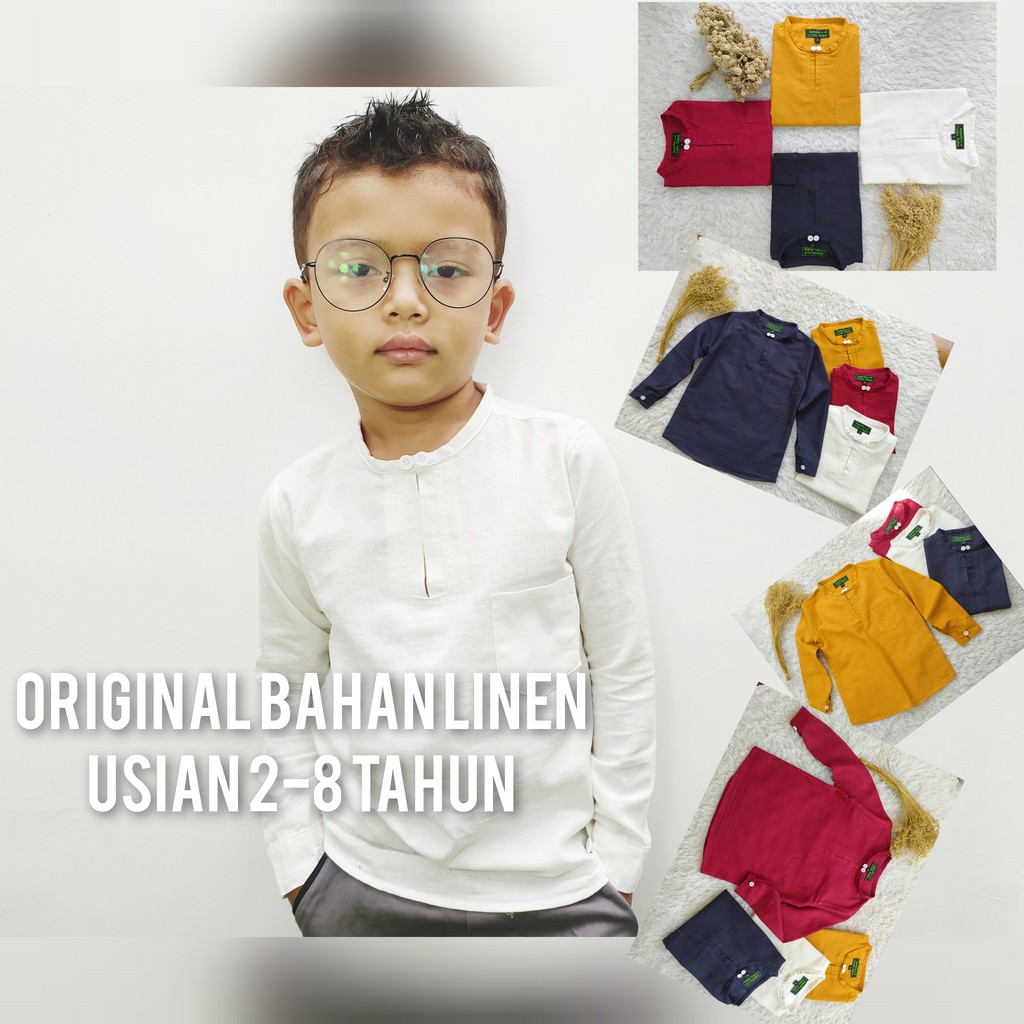 Kemeja Anak Kemeja koko Anak Tangan Panjang Umur 2 8 Tahun Kemeja Anak Kemeja koko Anak Tangan Panjang Umur 2 8 Tahun