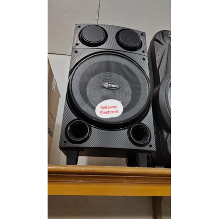 FREE 2 MIC SPEAKER AKTIF PORTABLE GMC 10 INCH GMC 897 L 897L BLUETOOTH