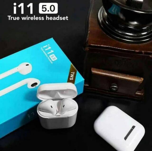 New Headset Bluetooth Earphone Wireless stereo 5.0 Touch i11 TWS i11s automatic pairing