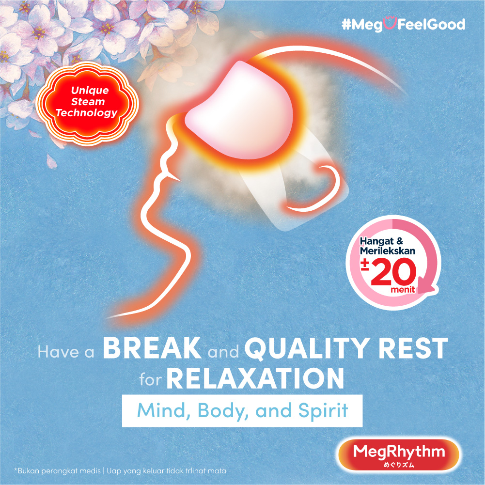 MegRhythm Steam Eye Mask Sakura 5pcs