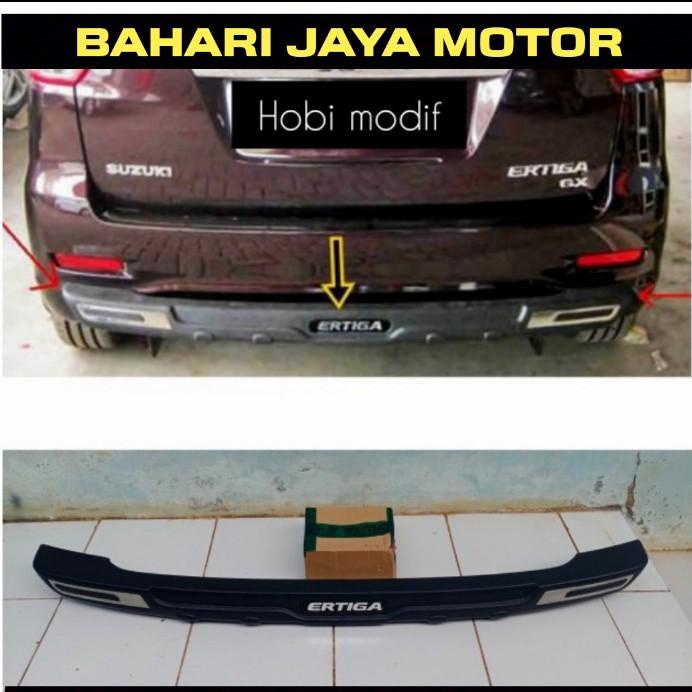 pengaman bumper belakang Ertiga lama 2017 kebawah