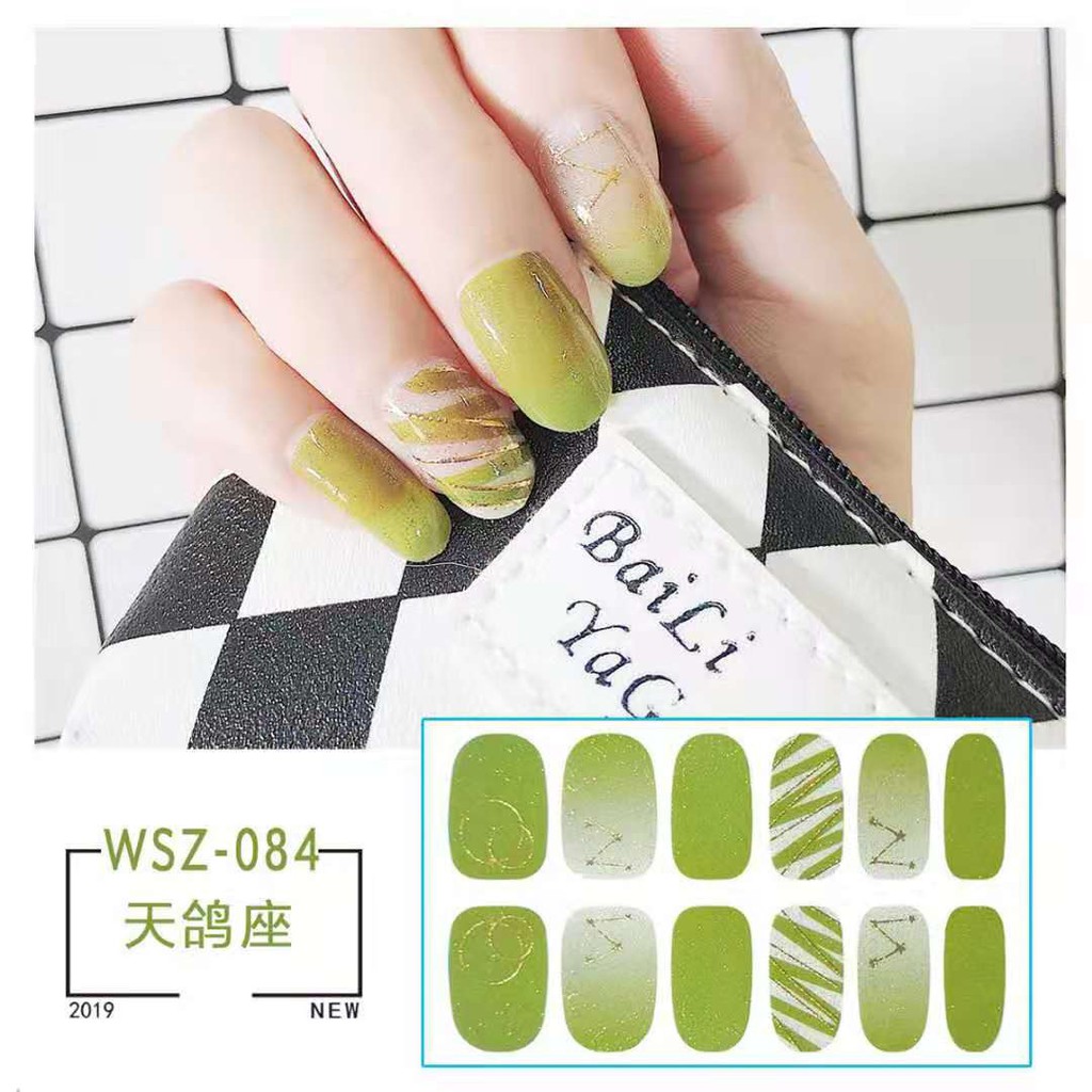 BS891 STIKER KUKU/TEMPELAN KUKU FULL COVER NAIL STICKER