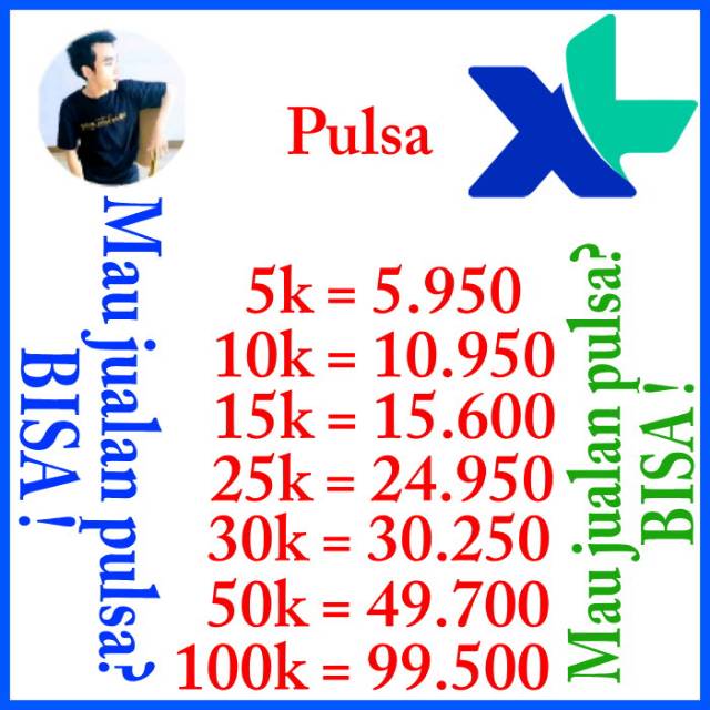 [50k - 100k] Pulsa XL Axiata