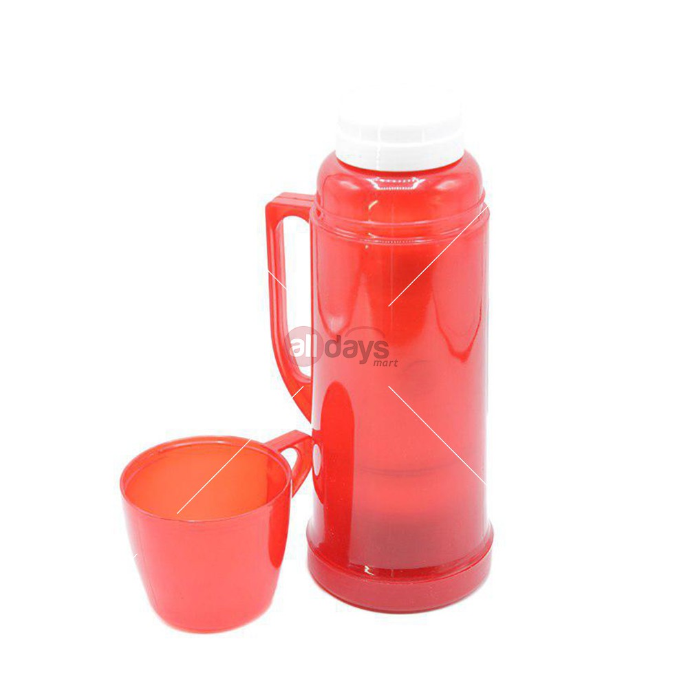 Alldaysmart Termos Glass Transparant Vacuum Flask 1008C 450ml