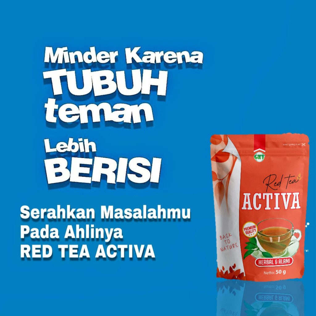 

Teh Penggemuk Red TEA ACTIVA Celup