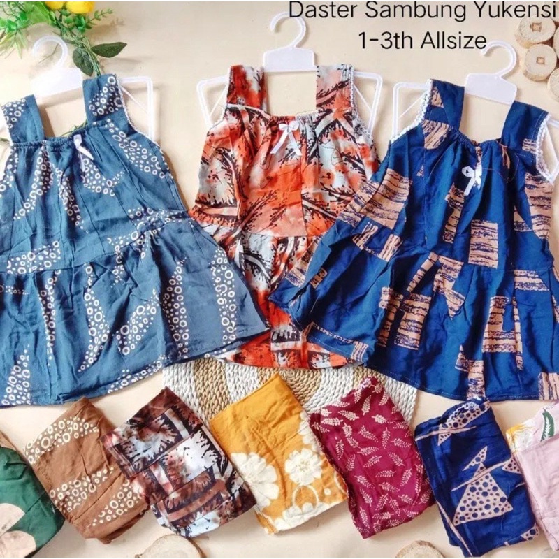 DASTER YUKENSI ANAK/BAJU TIDUR ANAK/DASTER ANAK