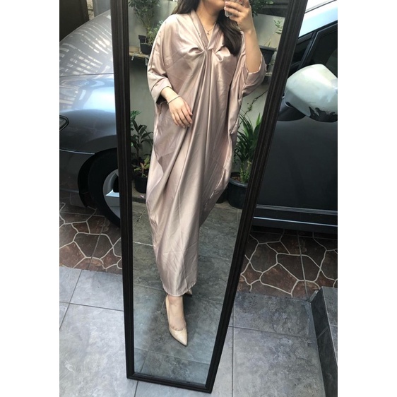 9623# kaftan fashion muslim/baju muslim/kavana kaftan/kaftan satin