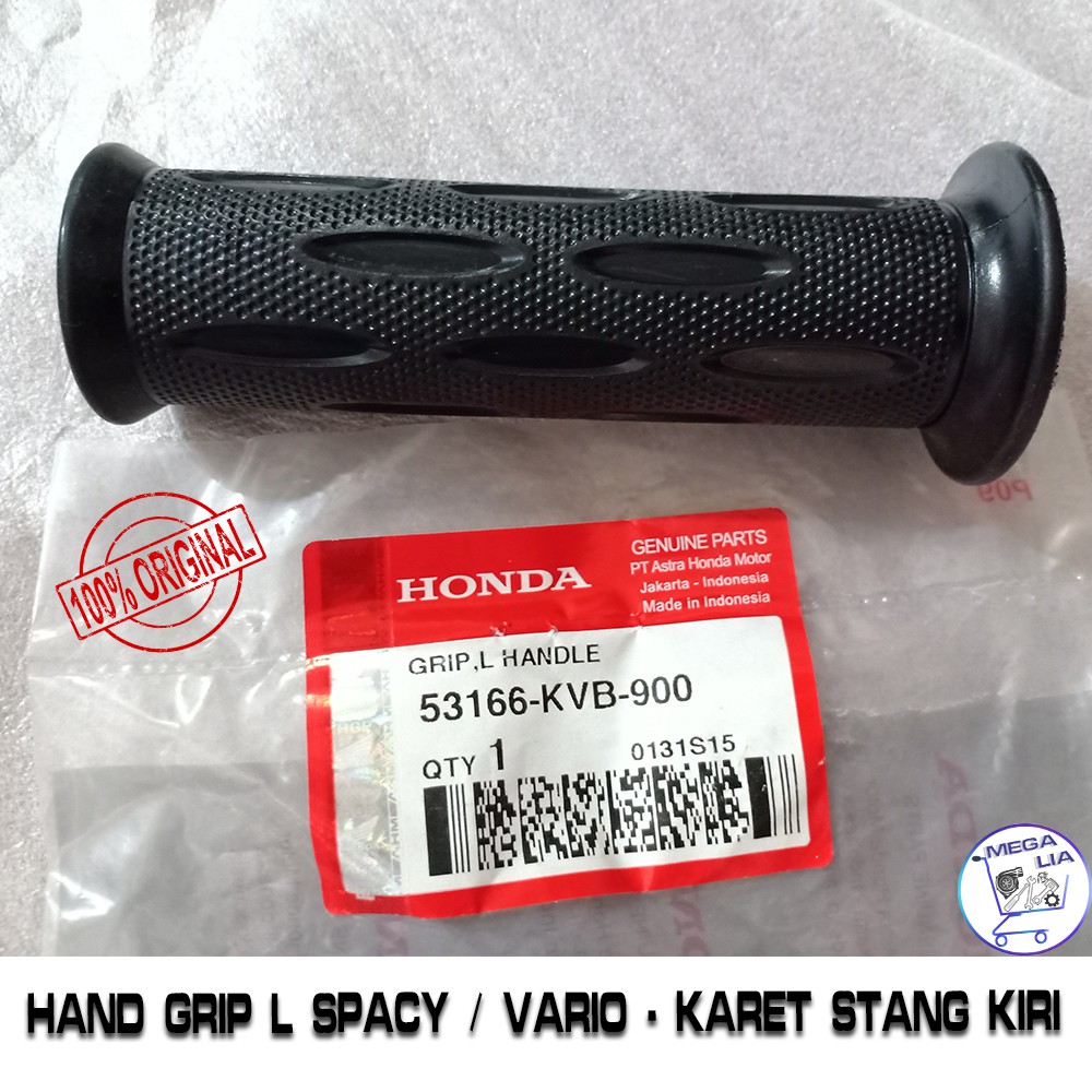 Karet Stang Kiri Spacy Vario Vespa Hand Grip Kiri 53166-KVB-900 ORI HONDA