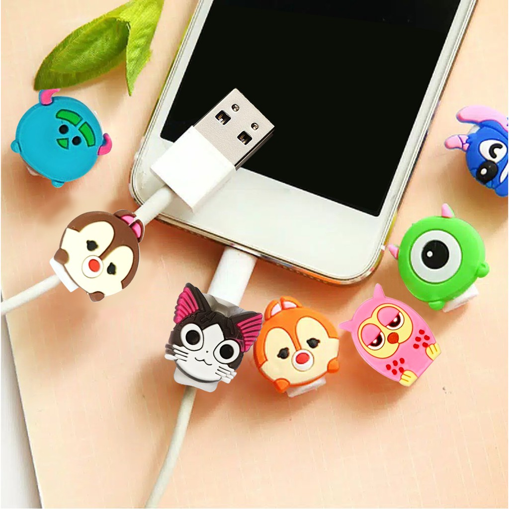 Pelindunng Kabel HAPE Motif Karakter / Charger cable protector