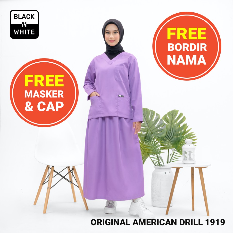 Baju OKA / Baju Jaga / Baju Perawat / Baju Ok / Original American Drill 1919