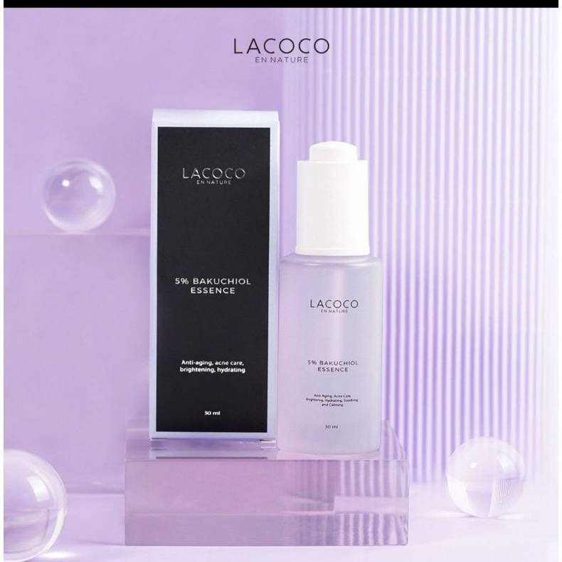 Lacoco Bakuchiol Essence/Serum Bakuchiol/Serum Jerawat