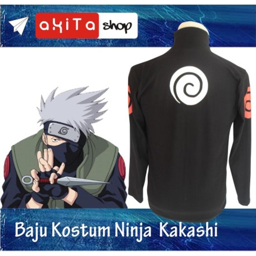 Baju Kostum Ninja Kakashi Hatake Anime Naruto Shopee Indonesia