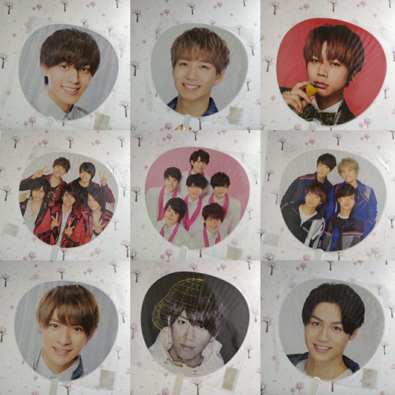 Jumbo Uchiwa King & Prince, NEWS, Sexy Zone, Travis Japan, HiHi Jets, Bishounen