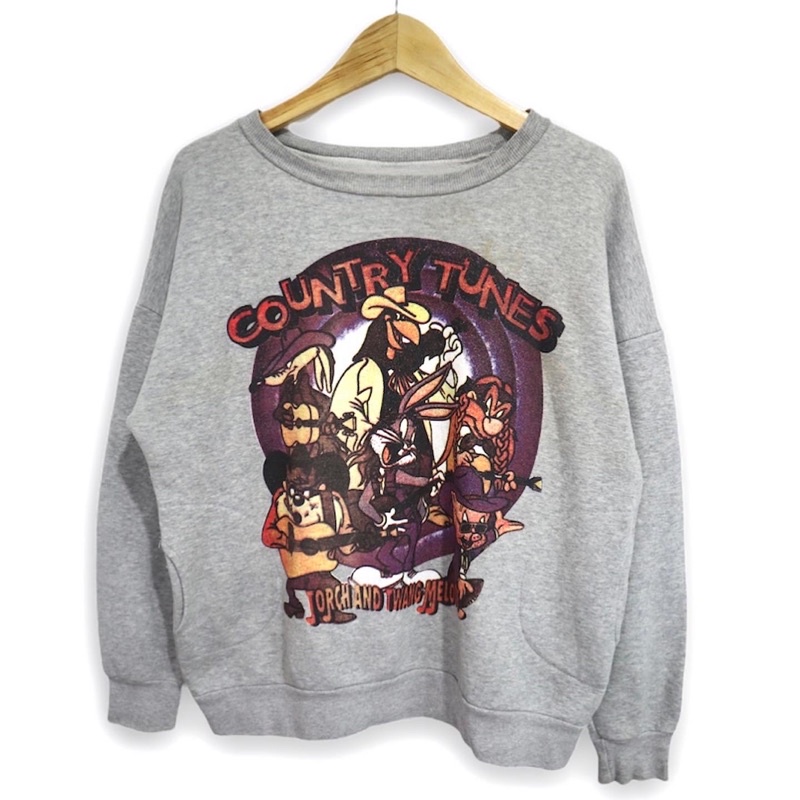 Crewneck Looney Tunes Vintage Tag Cut
