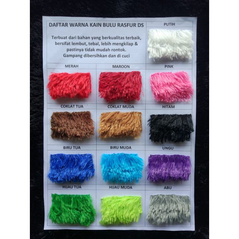 Kain Bulu Rasfur Lebar 180