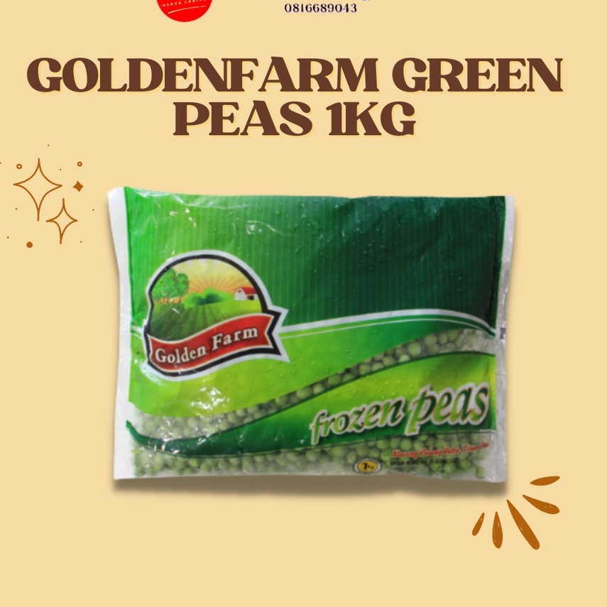 

Goldenfarm Straight Cut/Green Peas 1kg (KHUSUS GOSEND/GRAB EXPRESS)