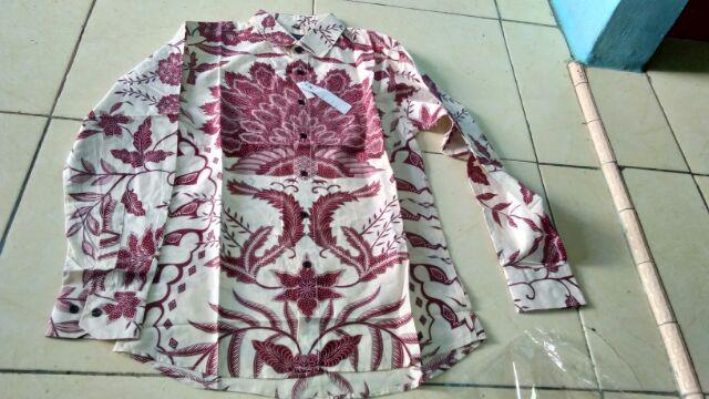 (bisa Cod)kemeja Batik Kemeja Slimfit Kemeja Pria Kemeja Kerja Kemeja Katun